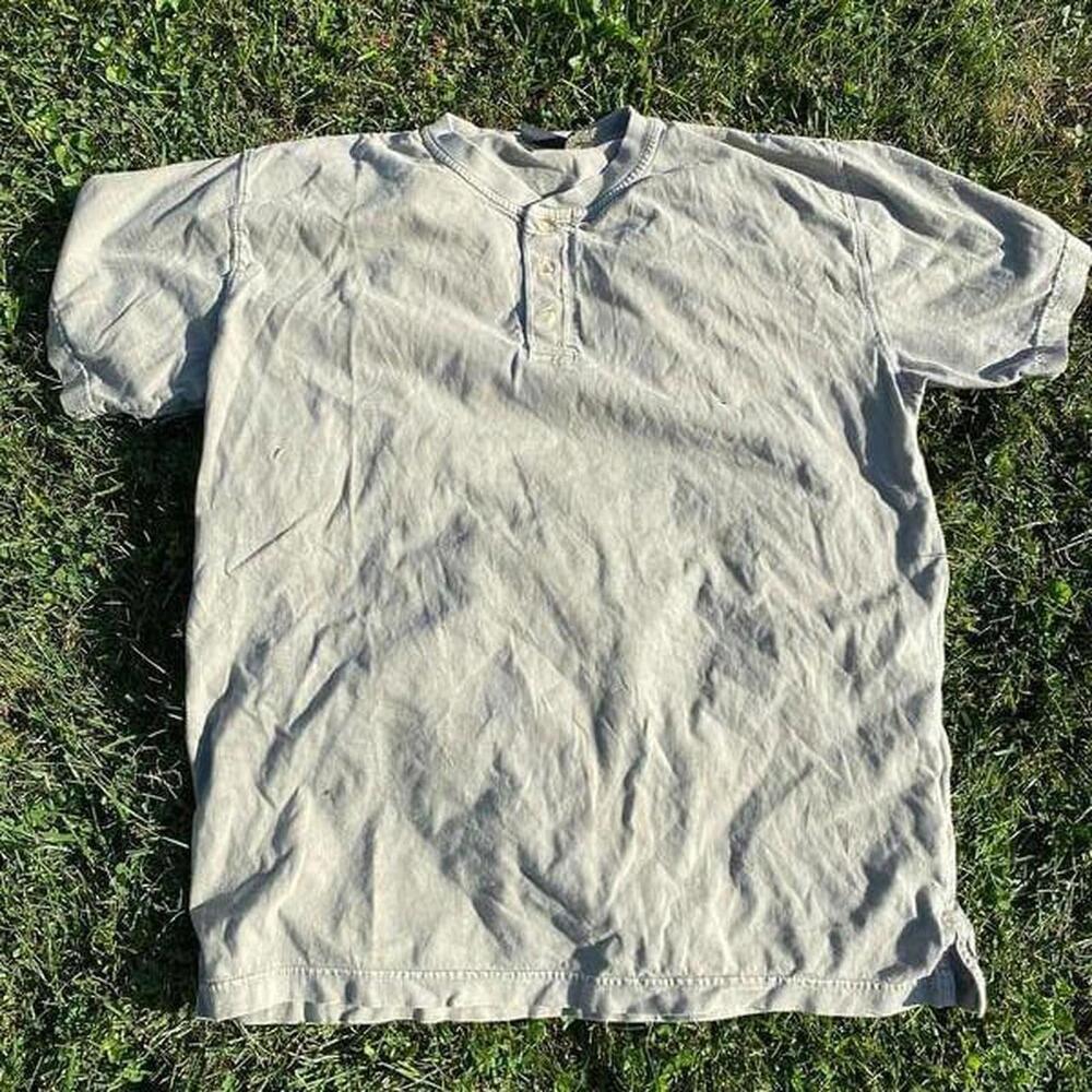 Vintage Casual Plain T-shirt